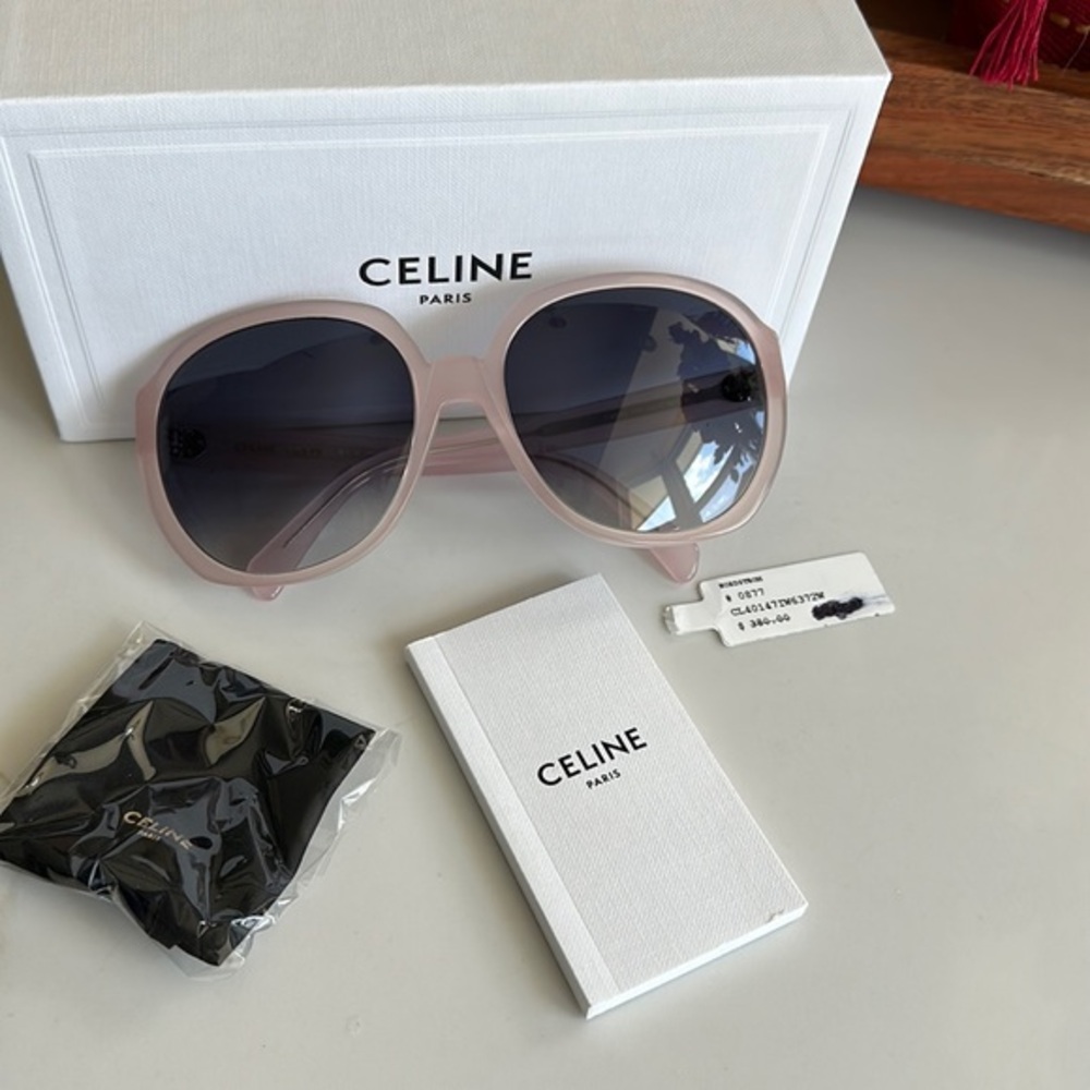 CELINE 63mm Round Sunglasses